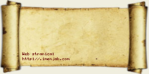 Andjelina Joksimović vizit kartica